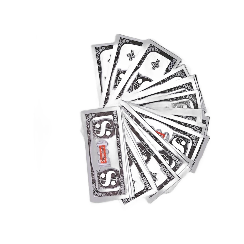 Supreme Prop Money Throwing Bills