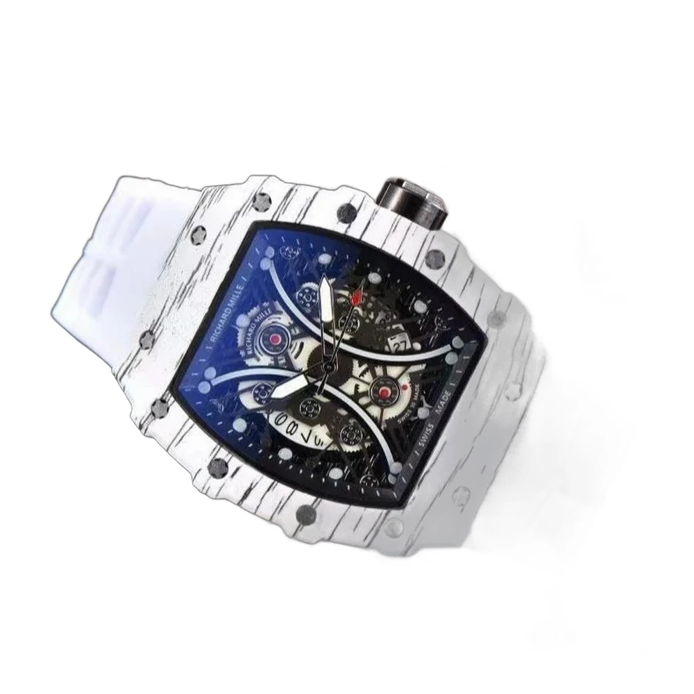 Richard Mille Skeleton Barrel Automatic Watch