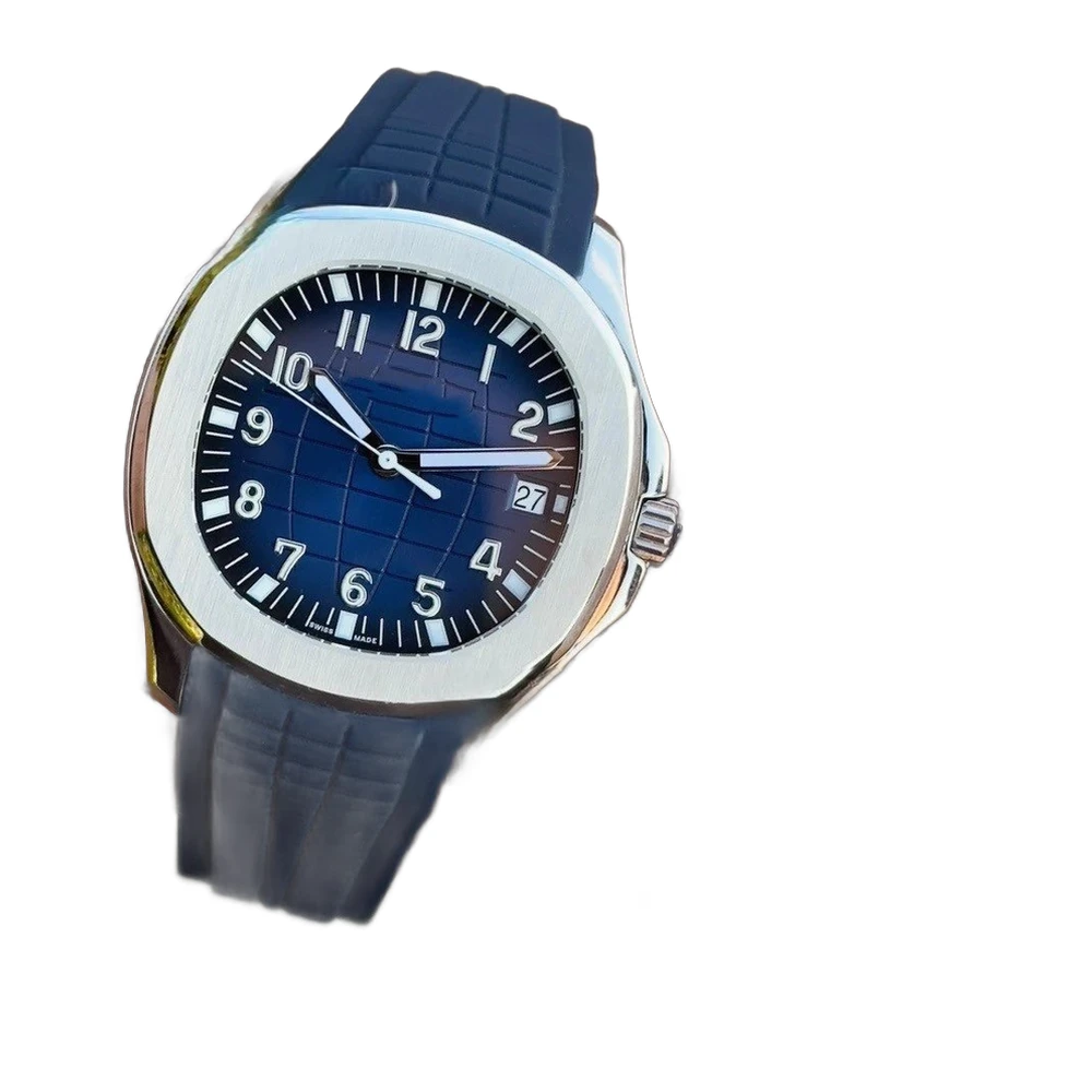 Patek Philippe Aquanaut Automatic Rubber Strap Watch
