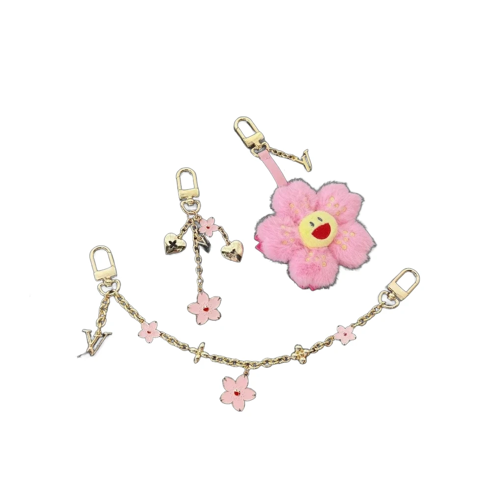 Louis Vuitton Sakura Flower Bag Charm Keychain