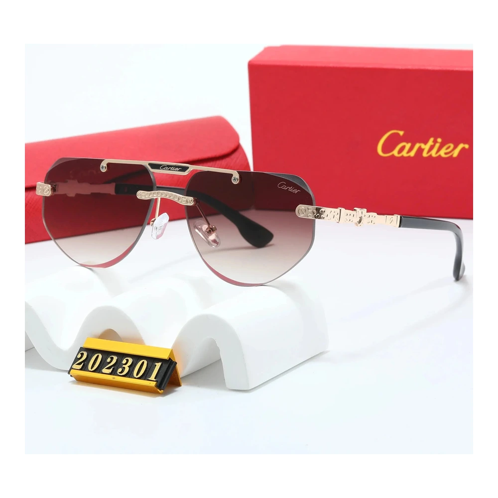 Cartier Rimless Gradient Sunglasses