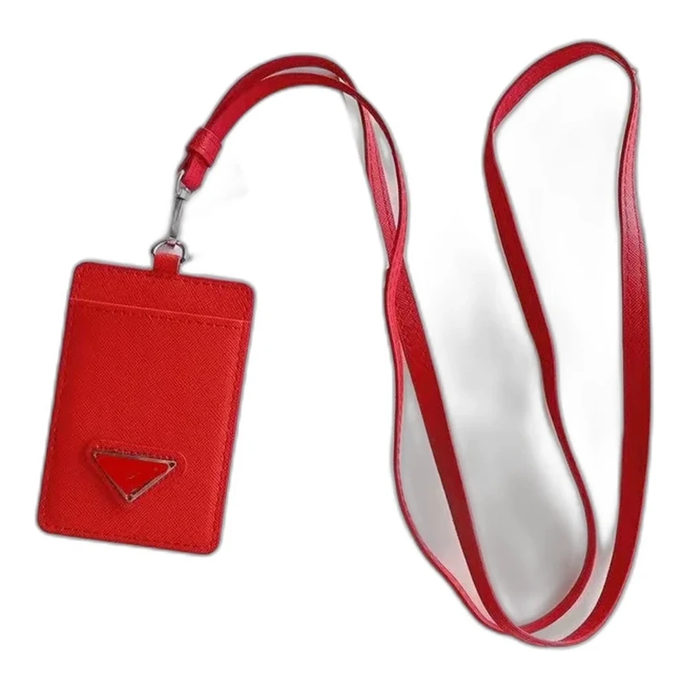 Prada Triangle Lanyard Card Holder
