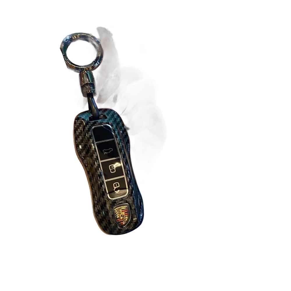 Porsche Carbon Fiber Car Key Fob Cover