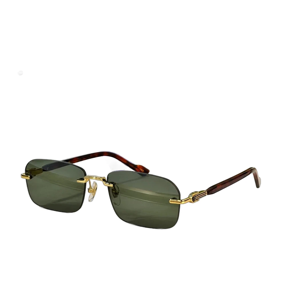 Gucci Rimless Rectangular Sunglasses