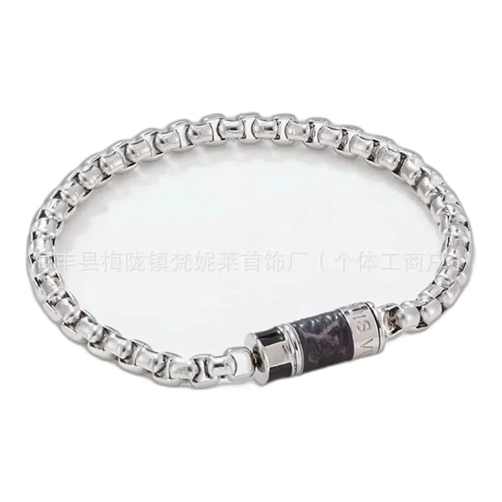 Louis Vuitton Monogram Leather Bracelet