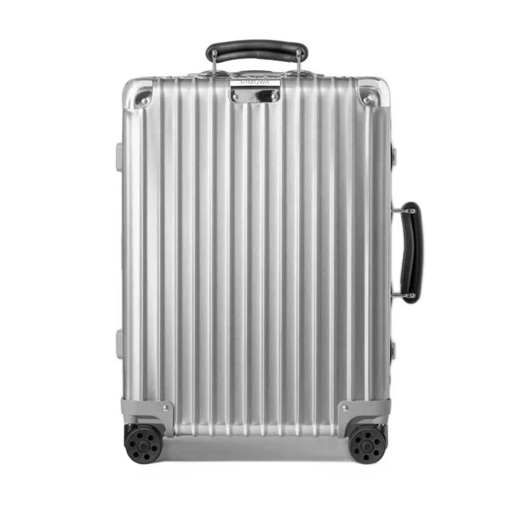 Grooved Aluminum Cabin Suitcase