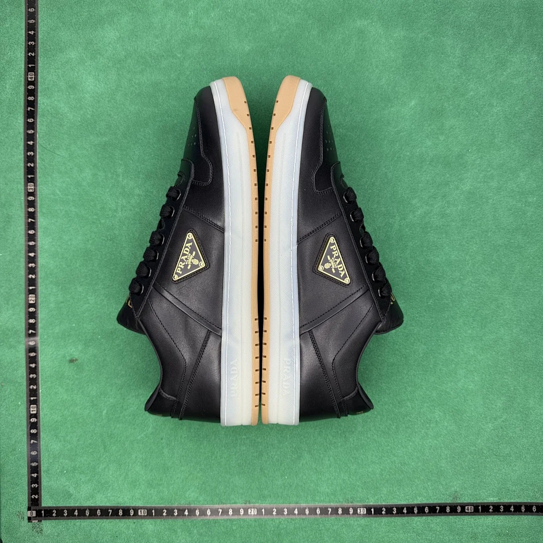 Prada Downtown Leather Low-Top Sneaker