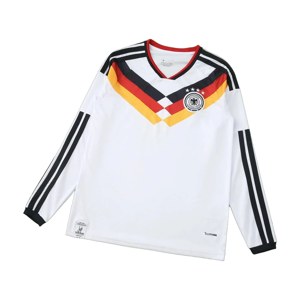Germany 1990 Home Long Sleeve Jersey White
