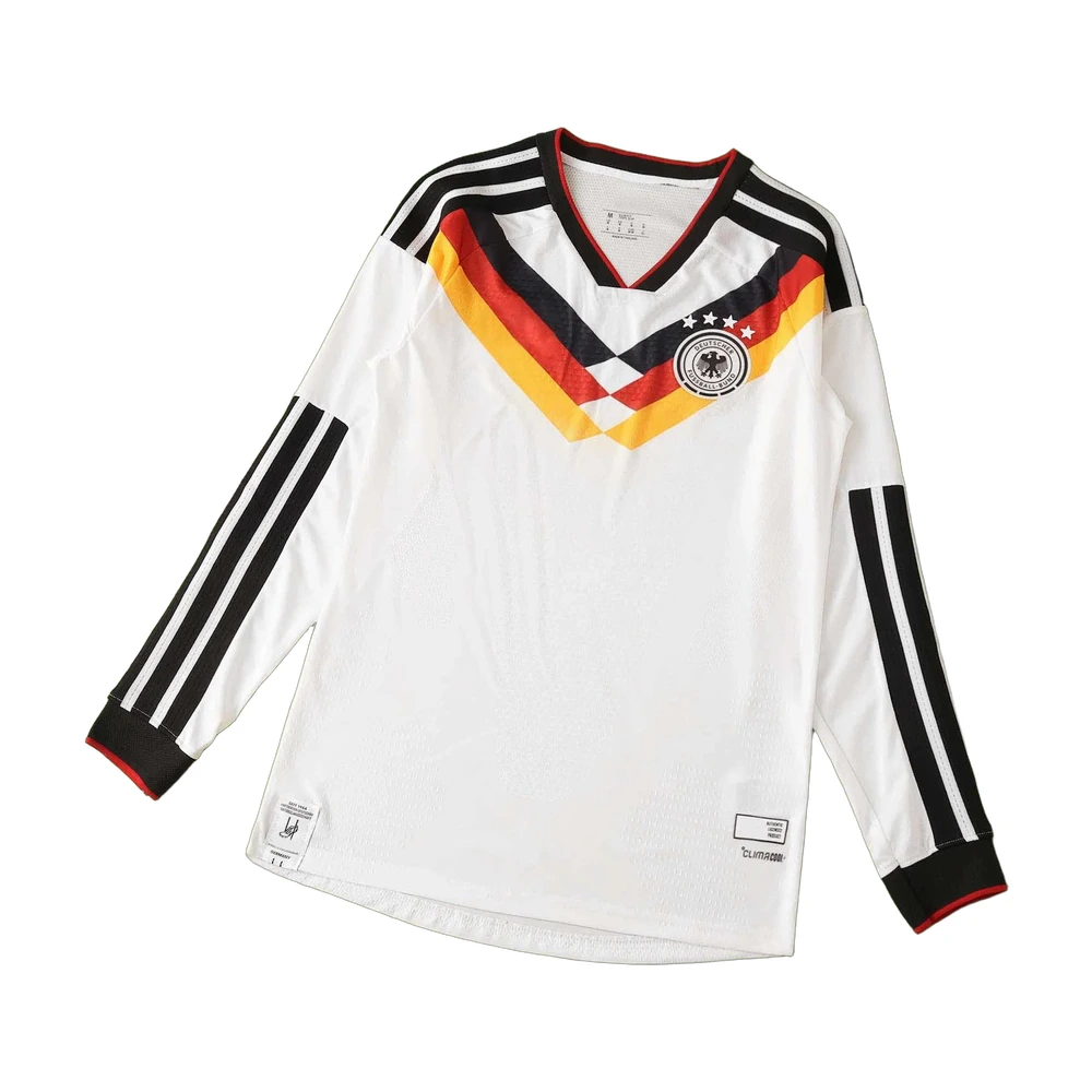 Germany 1990 Home Long Sleeve Jersey White