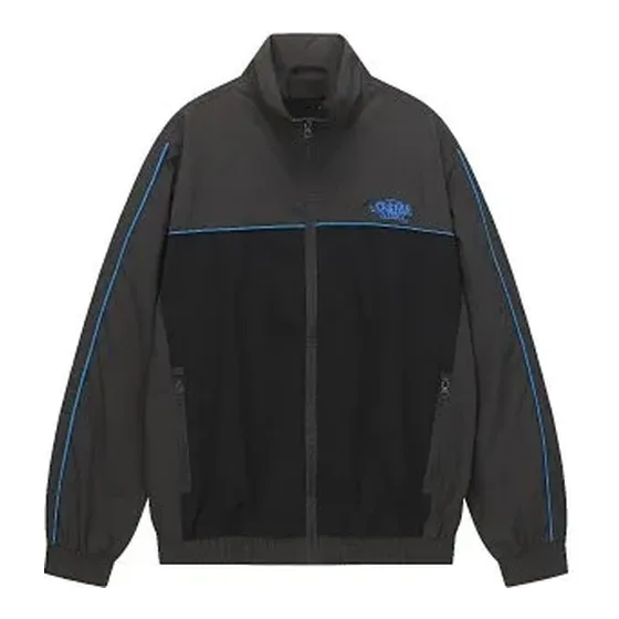 S&W Color Block Nylon Track Jacket