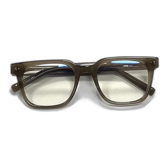 Gentle Monster MM117 Square Optical Glasses (Black/Clear/Grey)