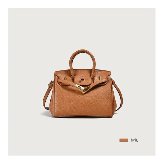 Hermes Birkin-Style Mini Leather Tote Bag