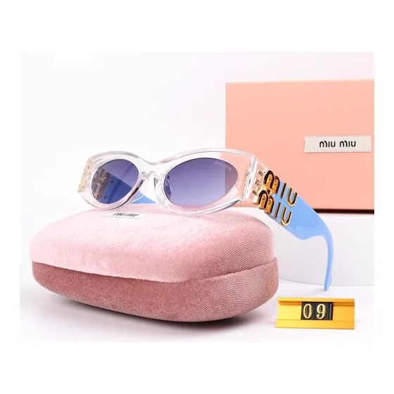 Miu Miu Rectangular Metal Sunglasses