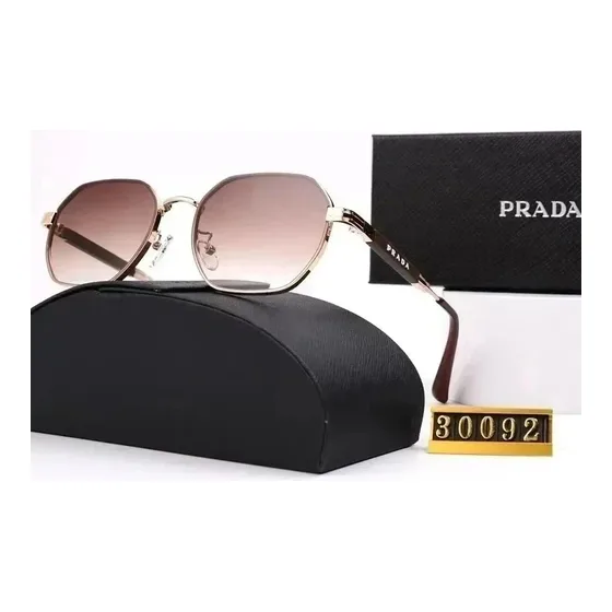 Prada Hexagonal Metal Sunglasses Pink Gradient
