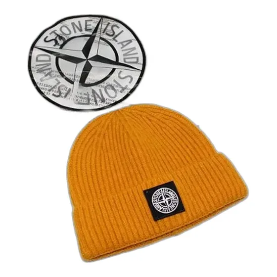 Stone Island Compass Badge Knit Beanie