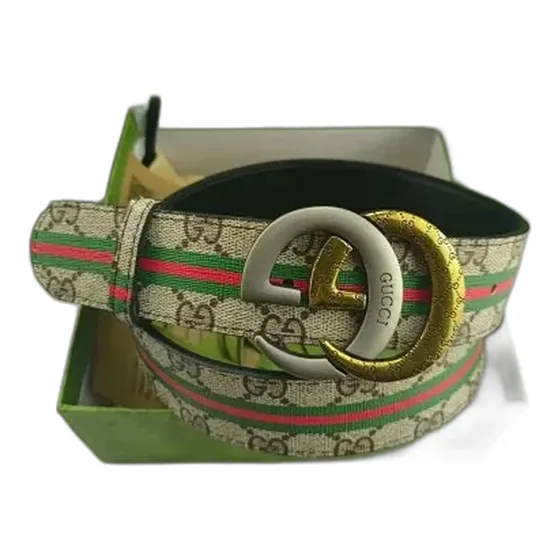 Gucci Interlocking G GG Supreme Canvas Belt