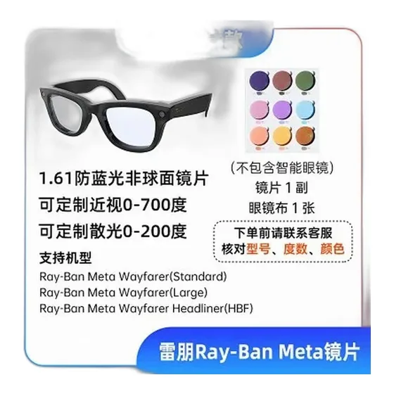 Ray-Ban Meta Wayfarer Interchangeable Lens Clip