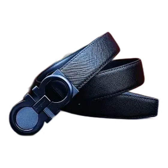 Salvatore Ferragamo Gancini Embossed Belt