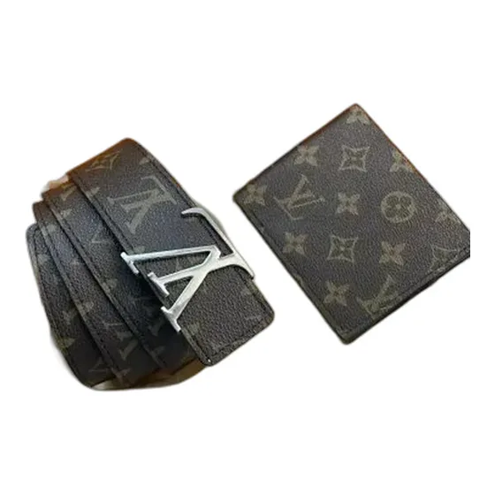 Louis Vuitton Belt & Wallet Gift Set