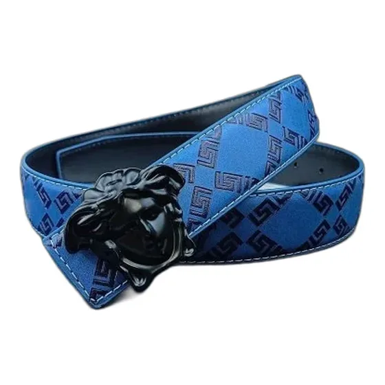 Versace Medusa Head Buckle Leather Belt
