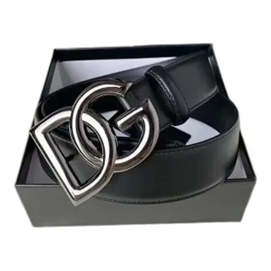 Dolce & Gabbana DG Logo Leather Belt