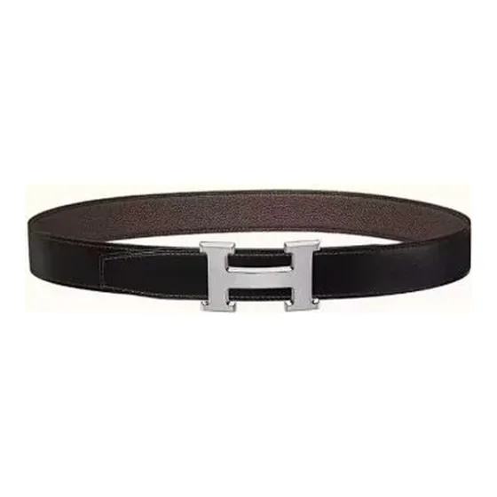 Hermes H Buckle Reversible Belt