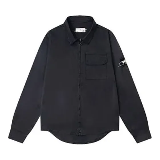 Stone Island Compass Badge Zip Overshirt