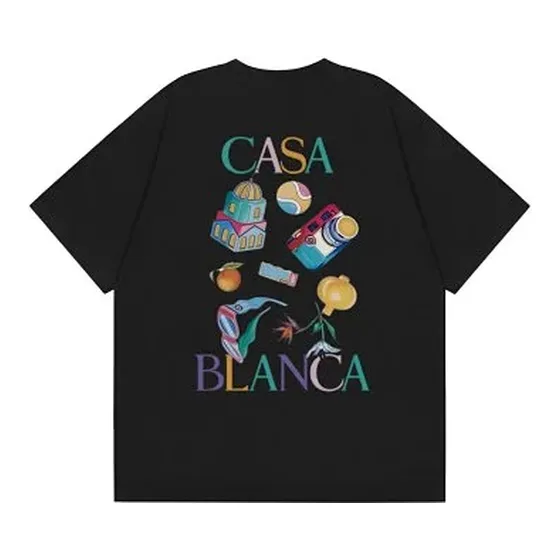 Casablanca Logo Graphic T-Shirt