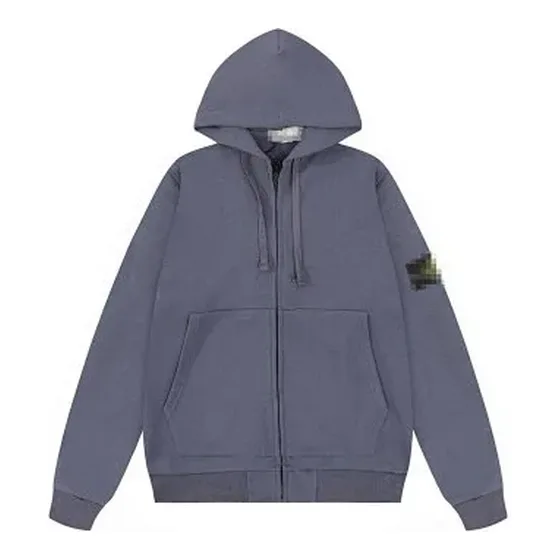 Stone Island Compass Badge Zip-Up Hoodie