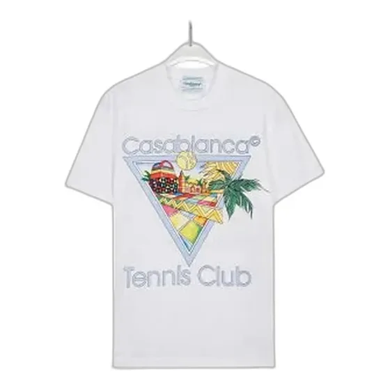 Casablanca Blue Square Gradient Graphic T-Shirt