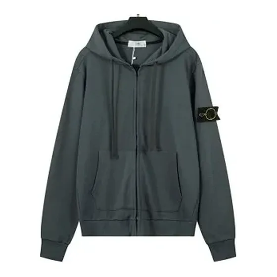 Stone Island Compass Badge Zip Hoodie