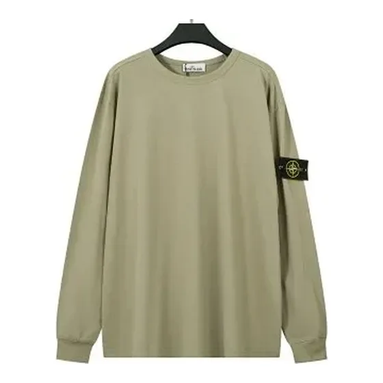 Stone Island Compass Badge Long Sleeve Crewneck Sweatshirt