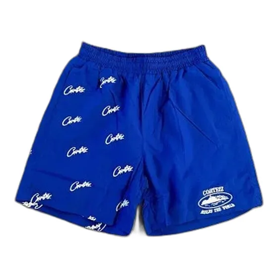 Corteiz All-Over Logo Shirt and Shorts Set