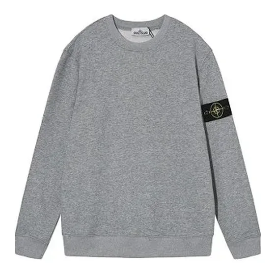 Stone Island Compass Patch Crewneck Sweatshirt