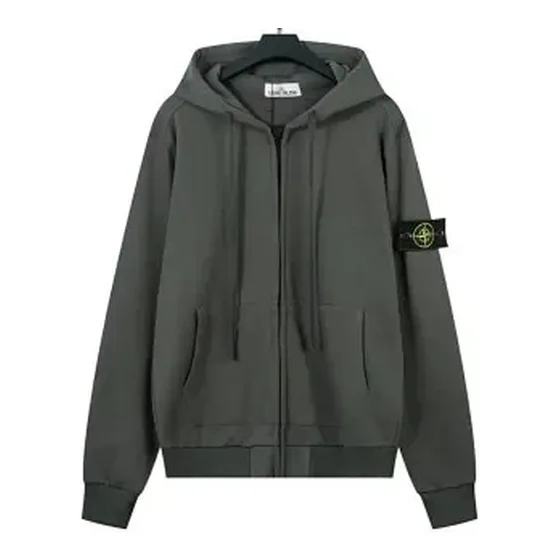Stone Island Compass Zip Hoodie and Cargo Jogger Set
