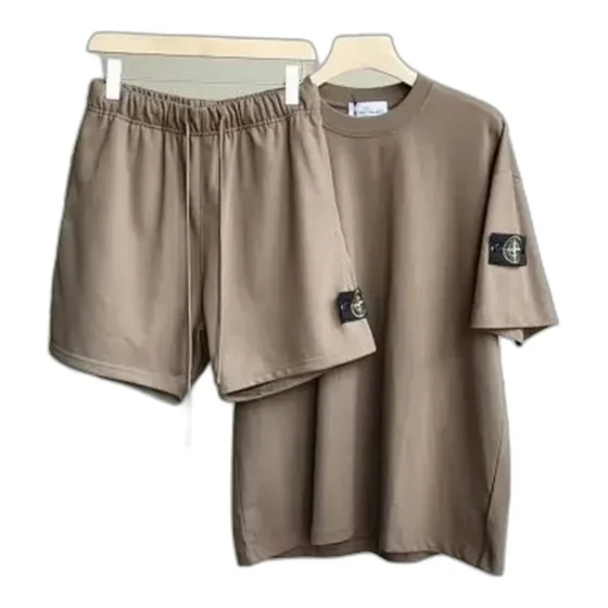 Stone Island Tee and Shorts Set