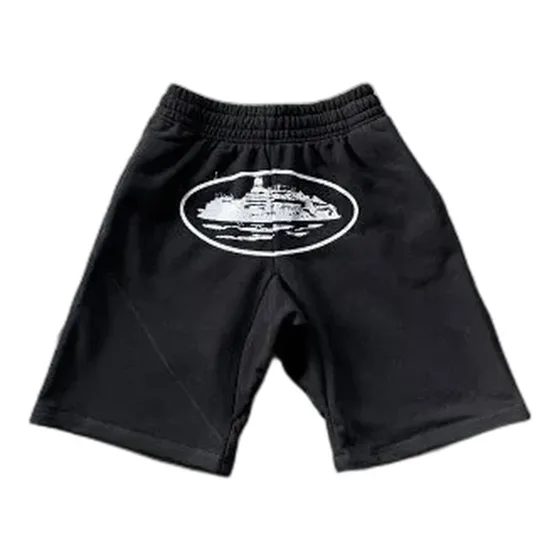 Corteiz Alcatraz Oval Logo Fleece Shorts