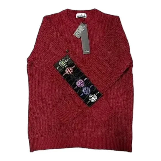 Stone Island Compass Patch Knit Sweater