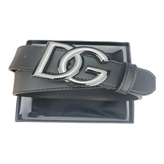 Dolce & Gabbana DG Logo Leather Belt