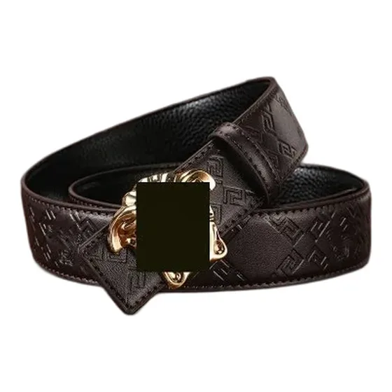 Versace Medusa Greca Leather Belt