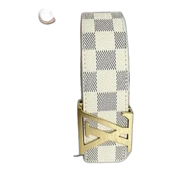 Louis Vuitton Initiales Damier Graphite Belt