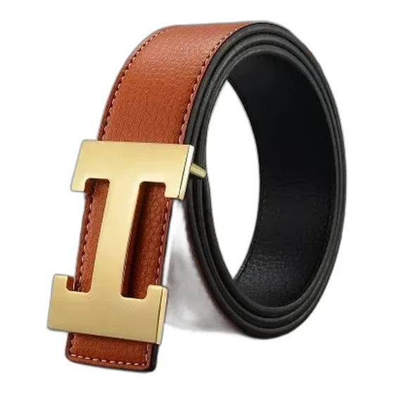 Hermes H Buckle Reversible Leather Belt