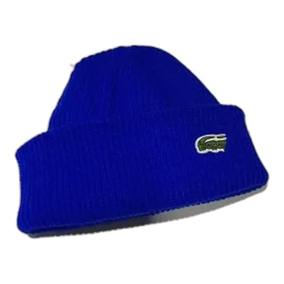 Lacoste Crocodile Knit Beanie