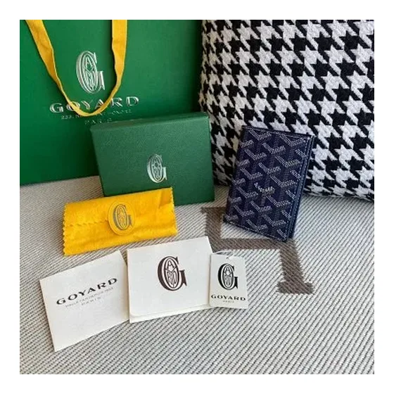 Goyard Card Holder Goyardine (Assorted Colors)