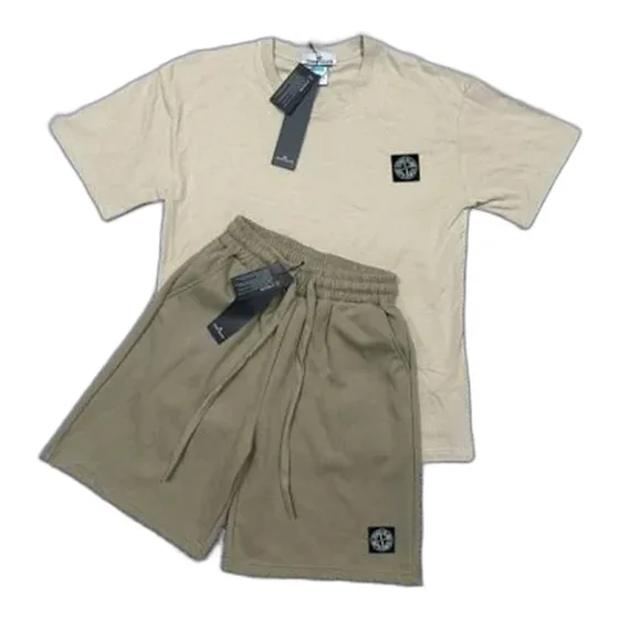 Stone Island Compass Badge T-Shirt & Shorts Set