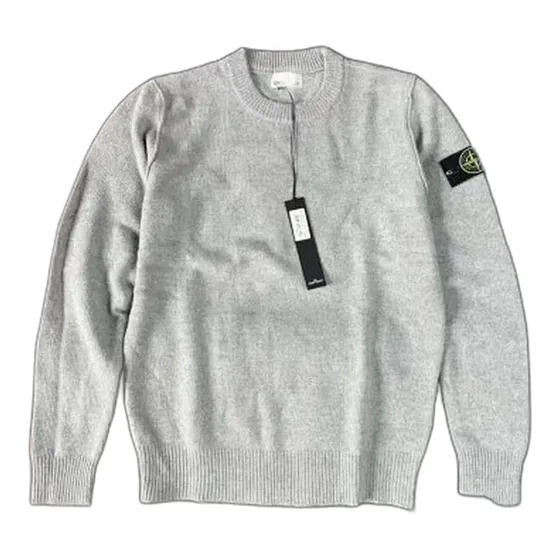 Stone Island Badge Knit Crewneck
