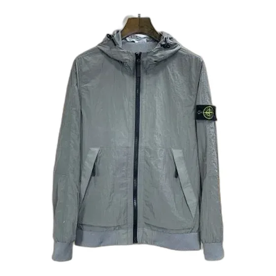 Stone Island Crinkle Nylon Hooded Jacket