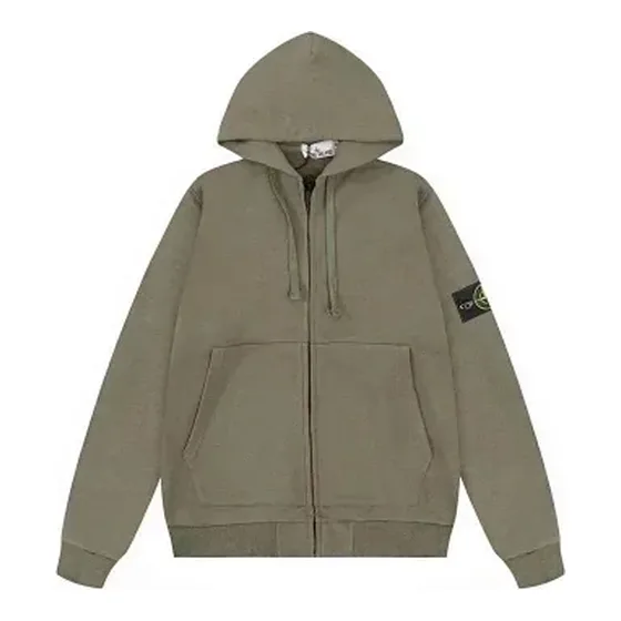 Stone Island Compass Badge Zip Hoodie
