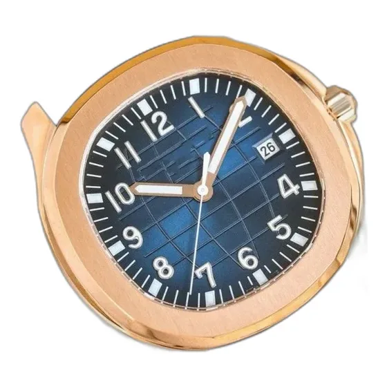 Patek Philippe Cushion Automatic Rubber Strap Watch