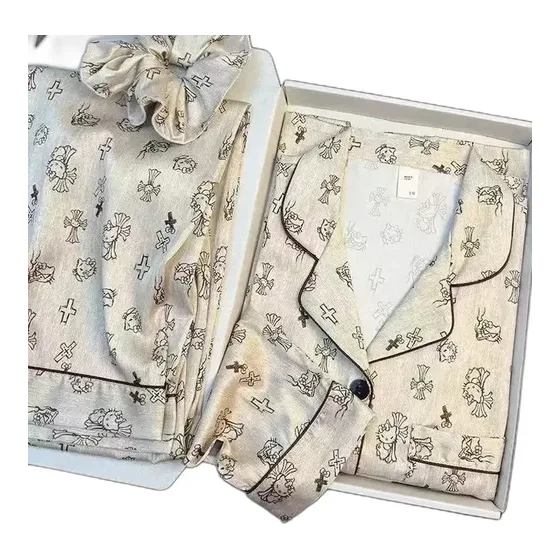 Dior Toile Print Silk Loungewear Set